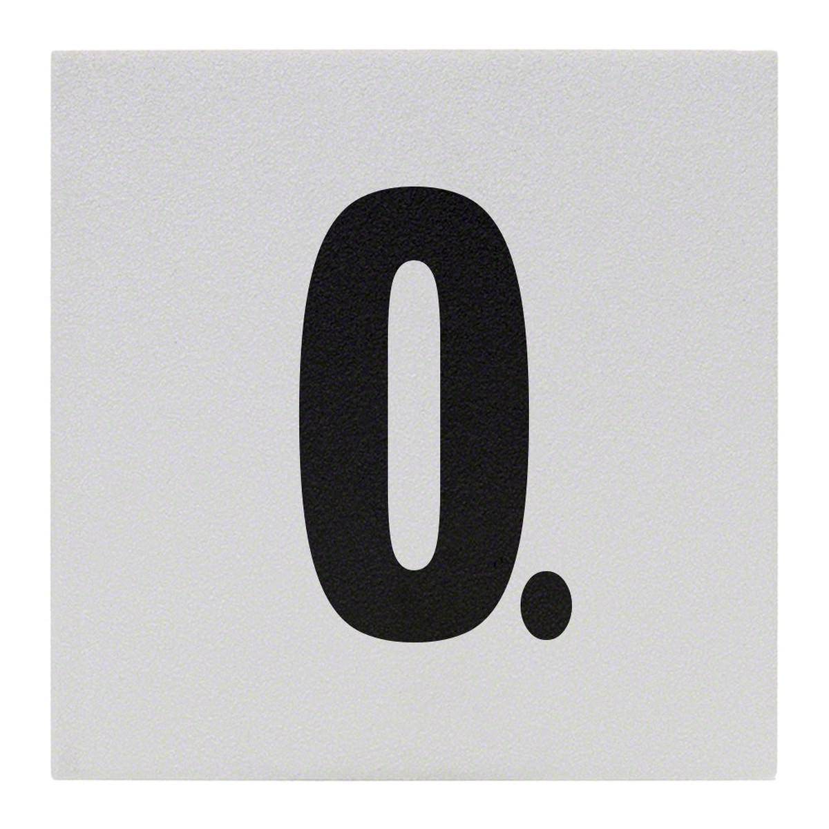 0 Ceramic Skid Resistant Tile Depth Marker 6 Inch x 6 Inch with 4 Inch Lettering