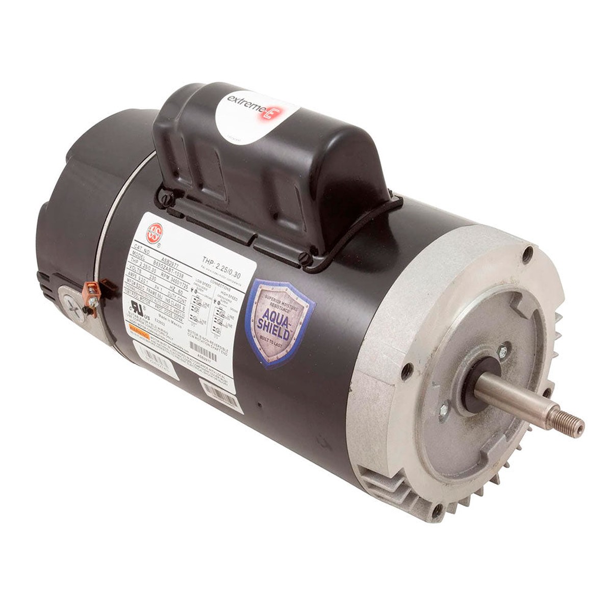 1-1/2 HP 72-IV Speck Pump Motor - 2-Speed - 230 Volts - Efficient