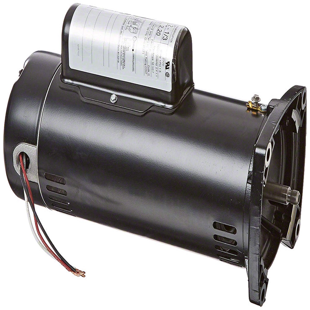 1-1/2 HP Pump Motor Square Flange 48Y - 1-Speed 3-Phase 208-230/460 Volts - Full-Rated