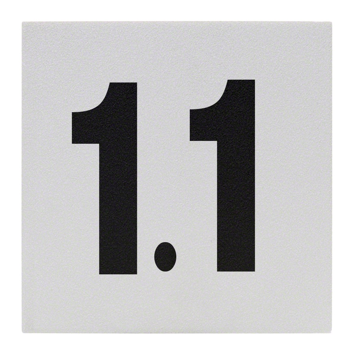 1.1 Ceramic Skid Resistant Tile Depth Marker 6 Inch x 6 Inch with 4 Inch Lettering