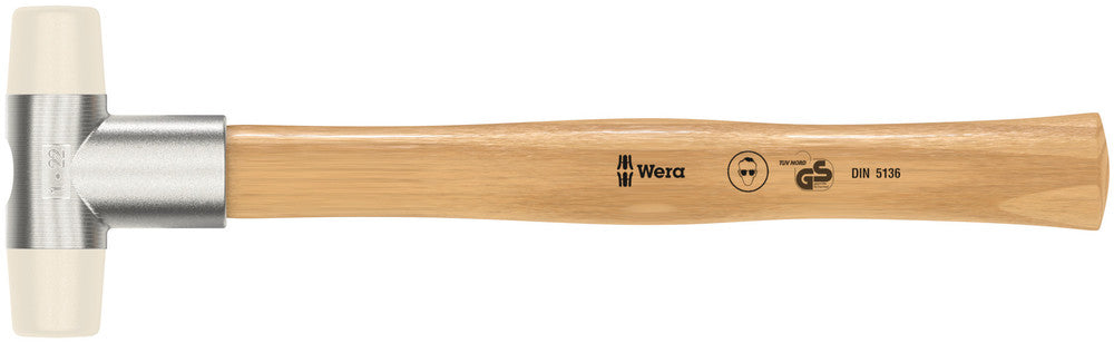 101 Soft-faced hammer with nylon head sections