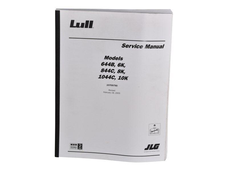10709790 Service Manual, 644B, 6K, 844C | JLG