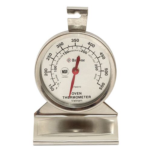 Browne Dual Face Oven Thermometer 150 to 550 Degrees Fahrenheit