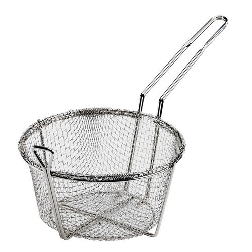 Browne 11.5" Nickel-Plated Wire Fry Basket