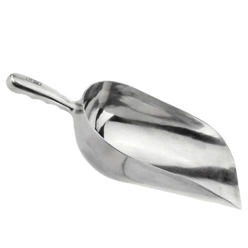 Browne 5 Ounce Aluminum Round Bottom Scoop