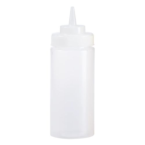 16 oz. Browne White Wide Mouth Squeeze Dispenser (6 pack)