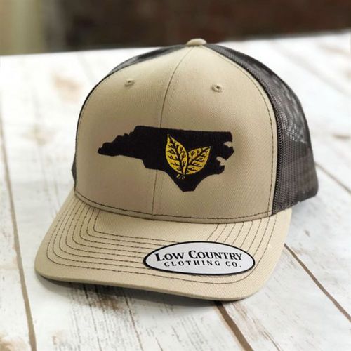 Low Country N.C. Tobacco, Khaki/Brown Snapback Hat