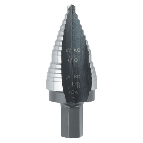 Irwin Unibit #9 7/8" to 1-1/8" High Speed Step Drill Bit