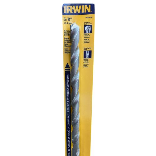 Irwin 5/8 inch x 13 inches Rotary Masonry Drill Bit