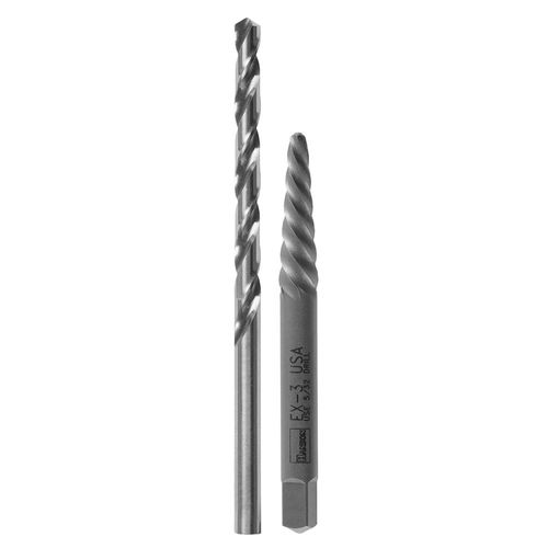 Irwin Hanson 537 Series EX-3 Spiral Extractor with 5/32" Drill Bit