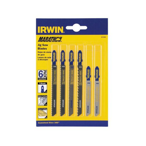 Jig Saw Blade 6 Piece Assortment - T Shank
