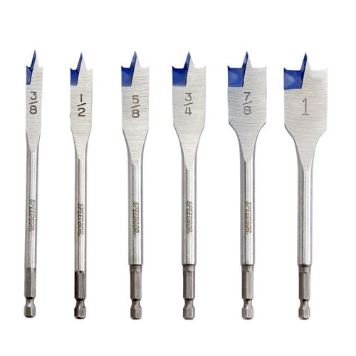 Irwin Speedbor 6 Piece Spade Bit Set