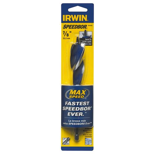 7/8" x 6"Irwin Speedbor MAX Speed Wood Bit