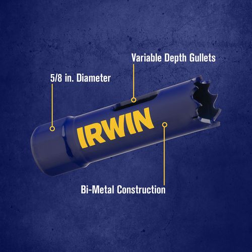 Irwin Bi-Metal Hole Saw, 5/8 Inch