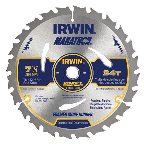 Circular Saw Blade 7 1/4" 24 Teeth