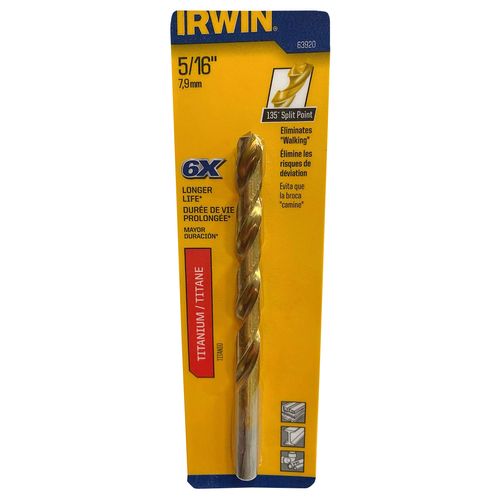 5/64" x 2" Titanium Nitride Coated High Speed Drill Bit