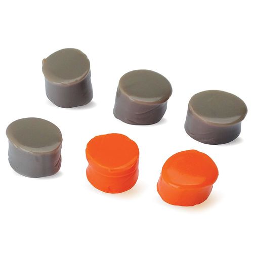 Walker's Silicon Earplugs, Orange/Brown