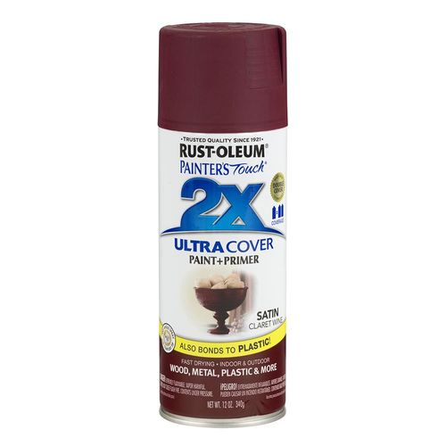 Rust-Oleum 2x Ultra Cover Spray Paint - Satin Claret Wine