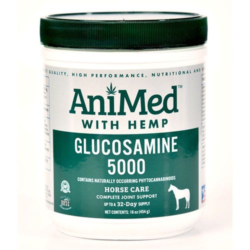 AniMed™ Glucosamine 5000 with Hemp, 16 Oz.