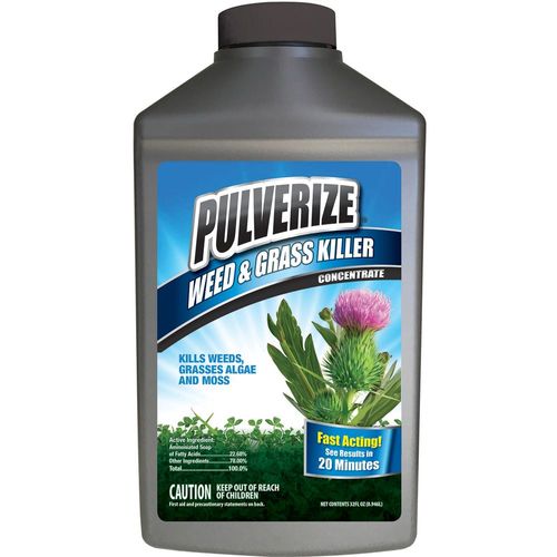 Pulverize Weed & Grass Killer, 32-Ounce, Concentrate