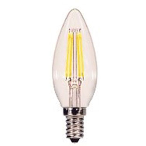 Satco Clear LED Candle Bulb 6W