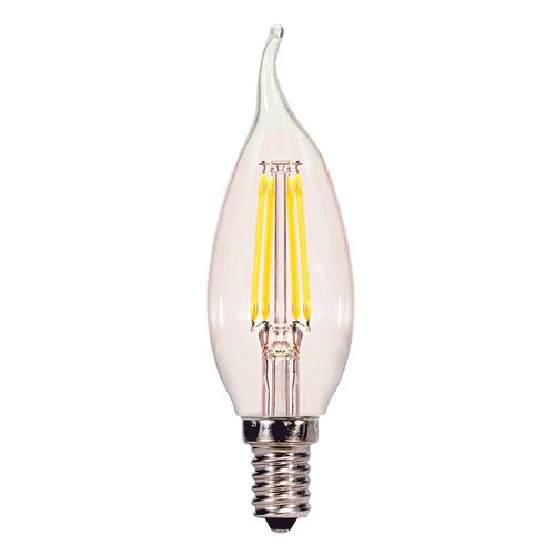Satco Clear Candle LED Bulb 4W