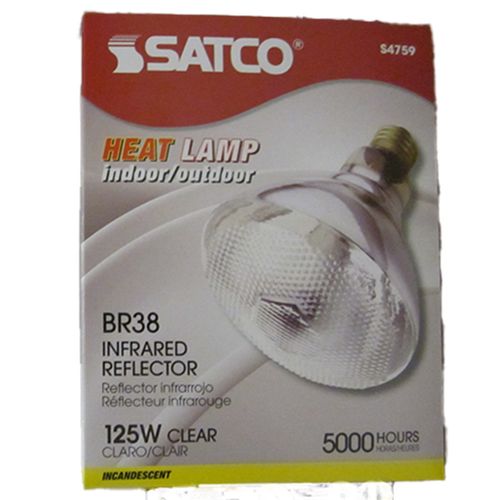 Satco Clear LED Heat Lamp 125W