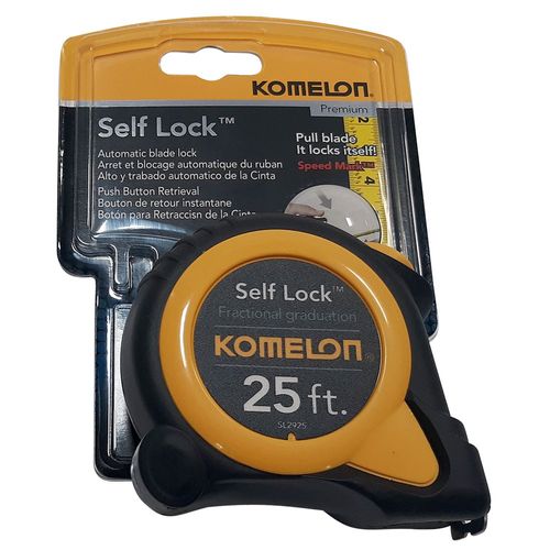 Komelon SL2925 Self Lock™ 1 "X 25' Speedmark Tape Measure