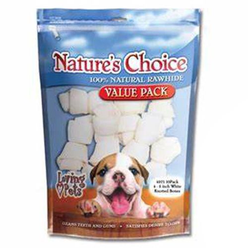 Rawhide Dog Bone, 4-5", 7-Pack