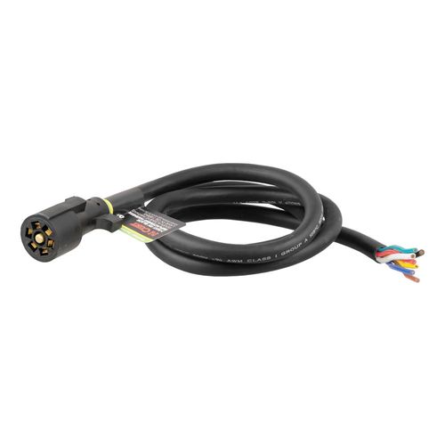 CURT Replacement 7-Way RV Blade with 6' Wires (Trailer Side)
