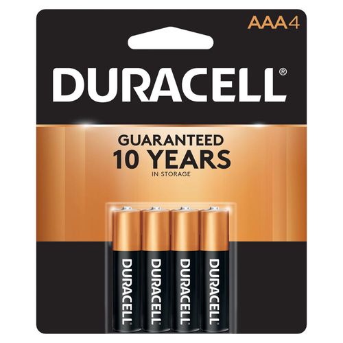 Duracell Coppertop, AAA, 4-Pack