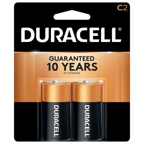 Duracell Coppertop, C, 2-Pack