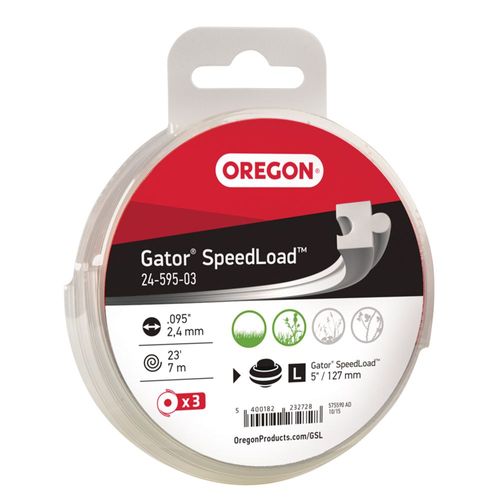 Oregon 24-595-03 SpeedLoad™ .095 Large Disc Trimmer Line, 3-Pack