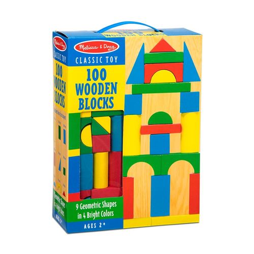 Wood Block Set 100 Piece 2+ Melissa & Doug