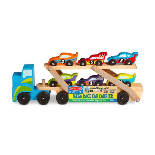 Mega Race Car Carrier Truck 3+ Melissa & Doug