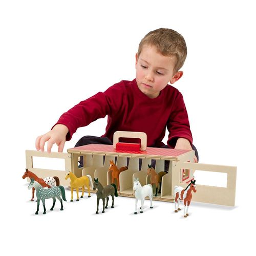 Show Horse Stable Play Set 3+ Melissa & Doug
