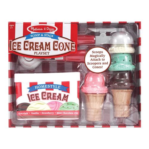 Scoop & Stack Ice Cream Playset 3+ Melissa & Doug