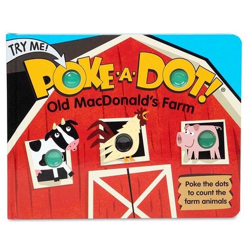 Poke-A-Dot Old MacDonald's Farm Book 3+ Melissa & Doug