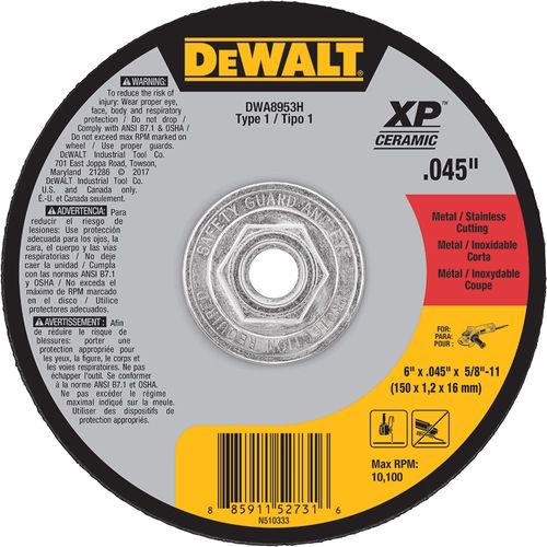 6" Elite Series™ Cutting Wheel 5/8"-11 Arbor .045" Thickness