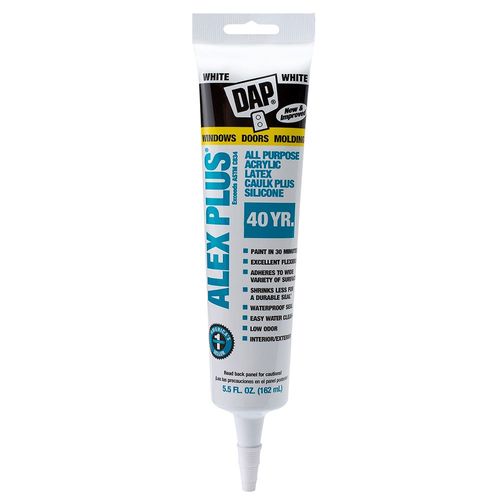 DAP Alex Plus, Clear Caulk, 5.5 Oz.