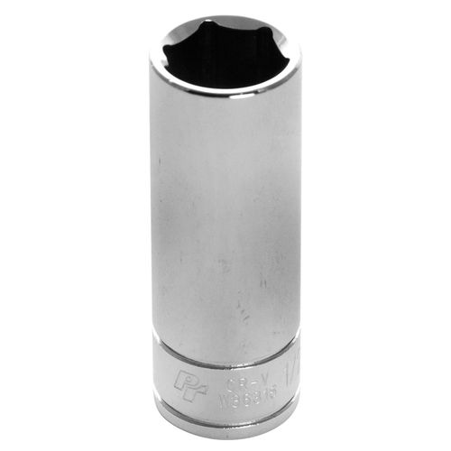Performance Tool 1/4" Drive 1/2" Deep Well 6 Point Socket