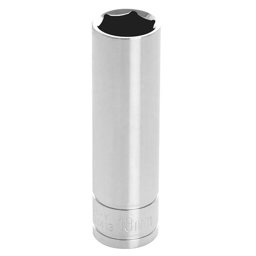 Performance Tool 3/8" Drive 13 mm Deep Well 6 Point Socket