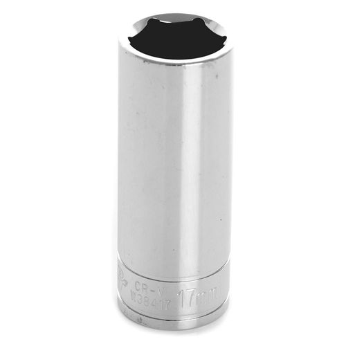 Performance Tool 3/8" Drive 17 mm Deep Well 6 Point Socket