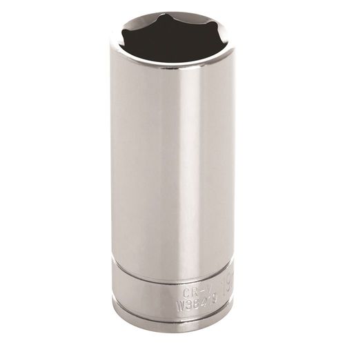 Performance Tool 3/8" Drive 19 mm Deep Well 6 Point Socket