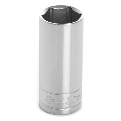 Performance Tool 3/8" Drive 21 mm Deep Well 6 Point Socket