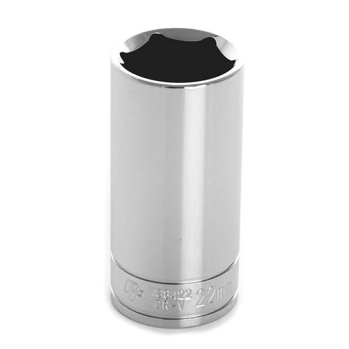 Performance Tool 3/8" Drive 22 mm Deep Well 6 Point Socket