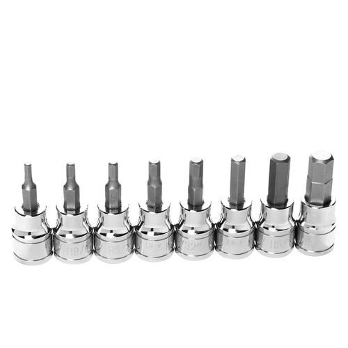 Performance Tool 3/8" Drive 8 pc SAE Hex Bit Socket Set