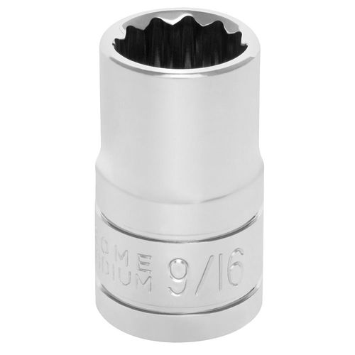 Performance Tool 1/2" Drive 9/16" 12 Point Socket