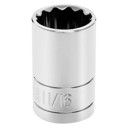 Performance Tool 1/2" Drive 11/16" 12 Point Socket