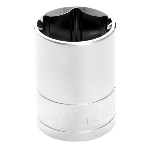 Performance Tool 1/2" Drive 21 mm 6 Point Socket